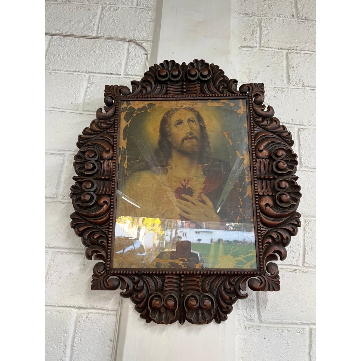 Recámara Colonial Cedro Rojo Tallada a Mano 1944 - 8 Piezas — foto 9