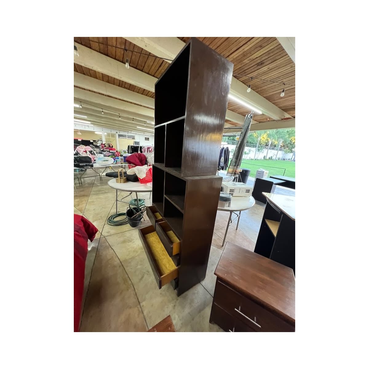 Mueble Modular Librero y Cajonera Vintage - 2 Piezas — foto 3