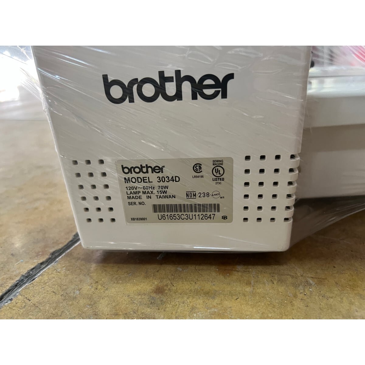 Maquina de Coser Overlock Brother 3034D de 3-4 Hilos — foto 3