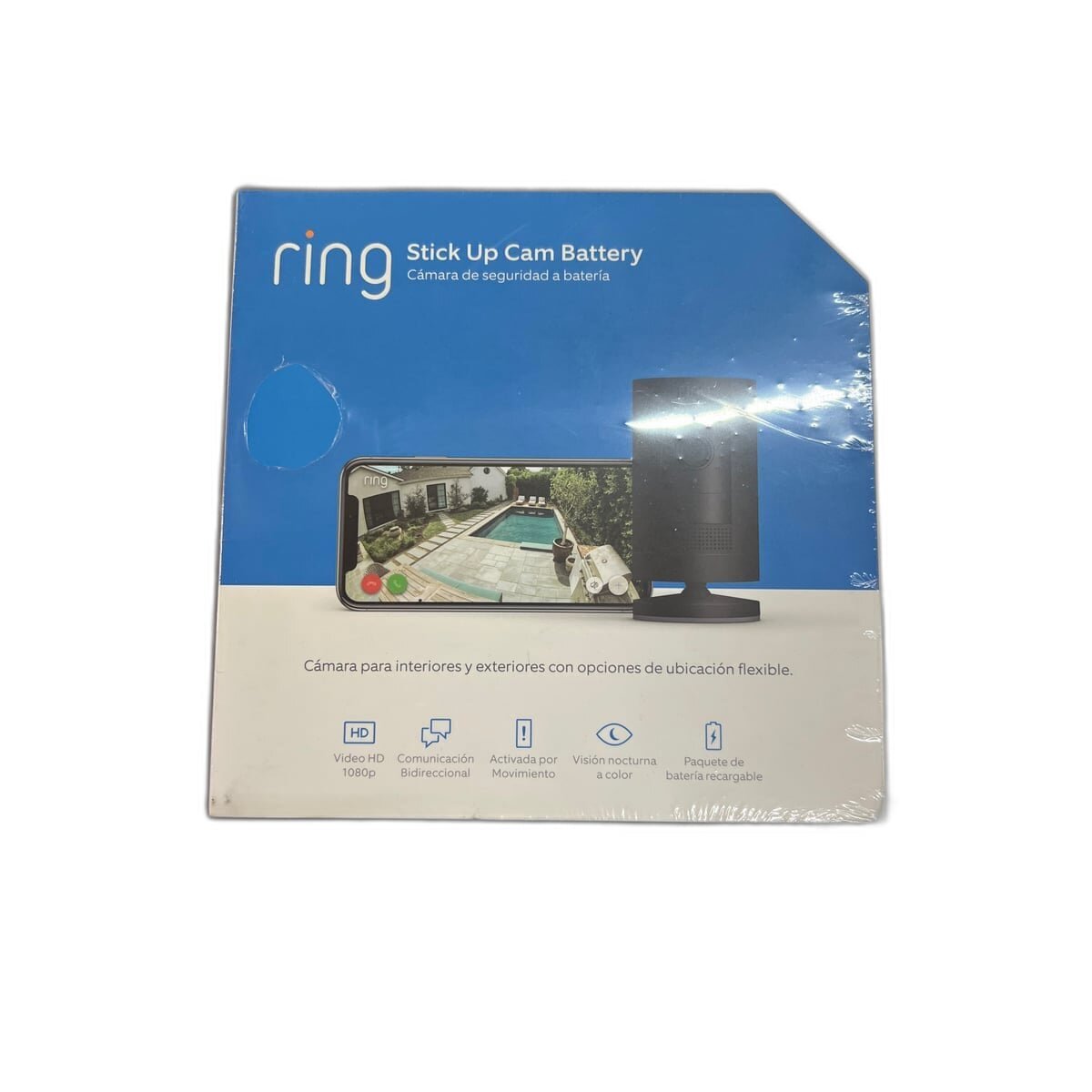 Cámara de Seguridad Ring Stick Up Cam Battery 1080p