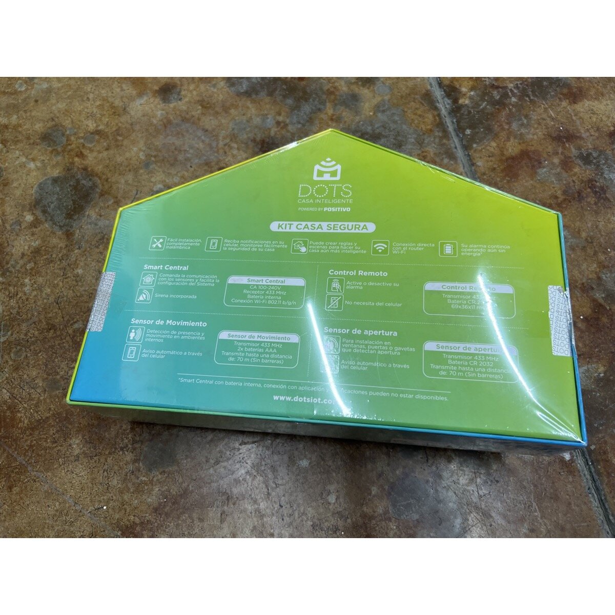 Kit de Seguridad para Casa Inteligente DOTS con Sensores — foto 2